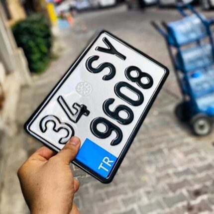 Standart Ölçü Motor Plaka 15x25 cm
