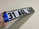 Standart Tip Araç Plaka 52x11 cm - Görsel 2