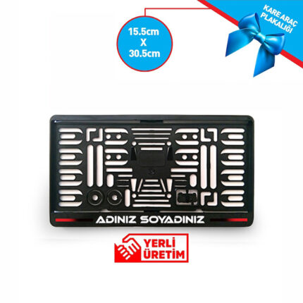 Kare Oto Plakalık 15.5x30.5 cm
